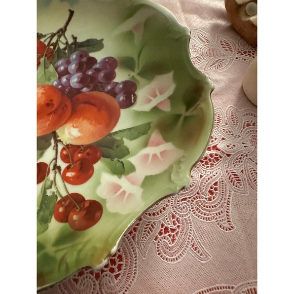 Vintage large decorative hanging bowl- Victoria Austria - Picture 7 of 12